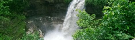 minnehaha falls from above